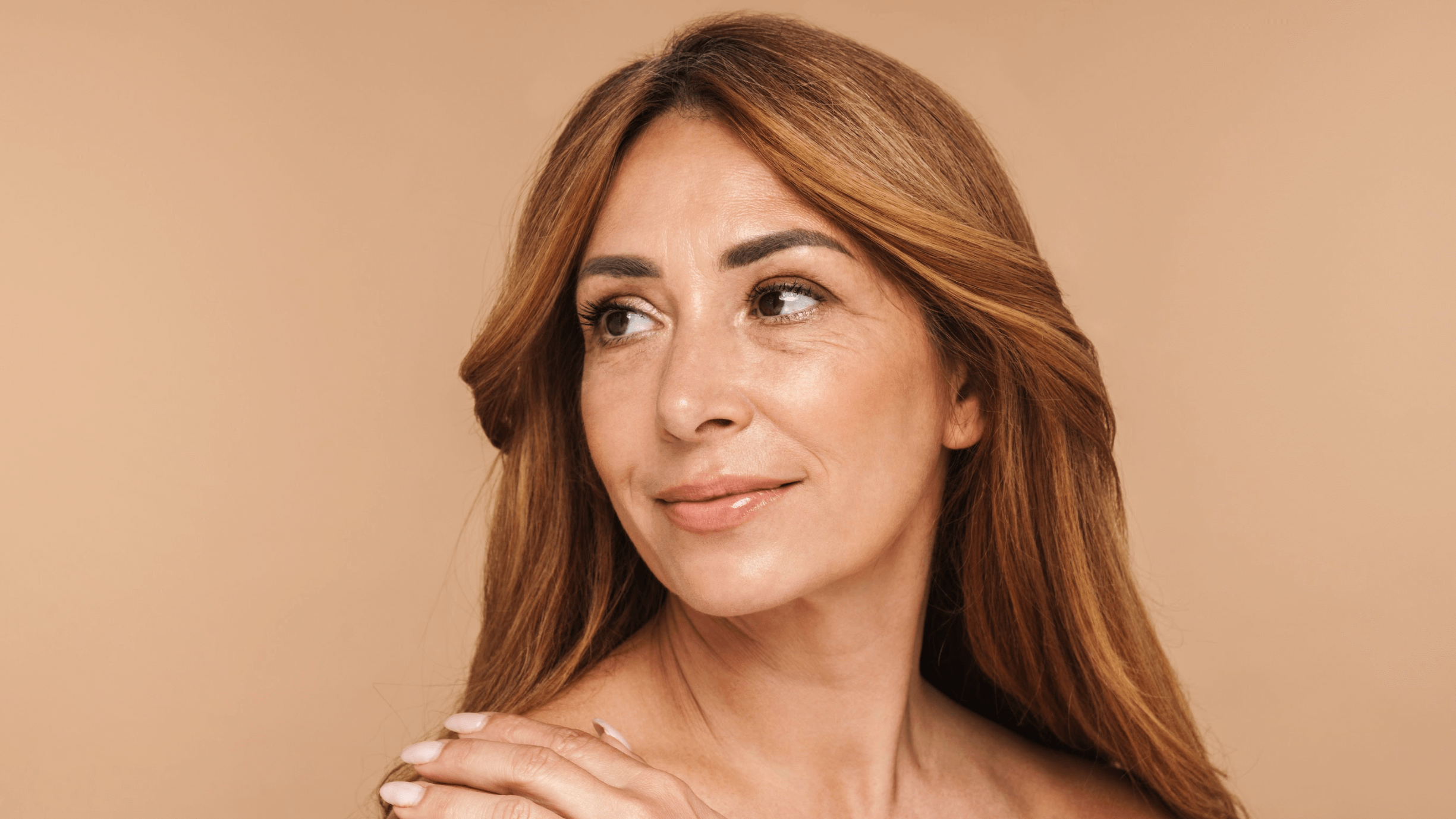 beautiful woman smiling
